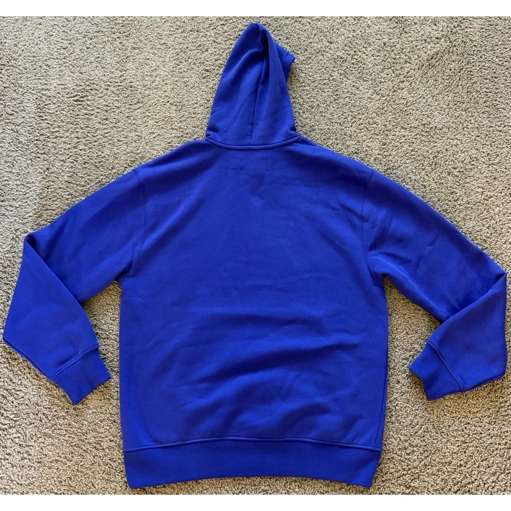 Jordan Brooklyn Fleece Pullover Hoodie Purple/blue Color Size Medium